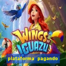 plataforma pagando no cadastro